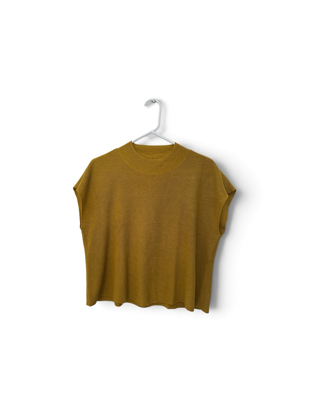 Eileen Fisher Sleeveless Knit Top in Mustard - Unbranded